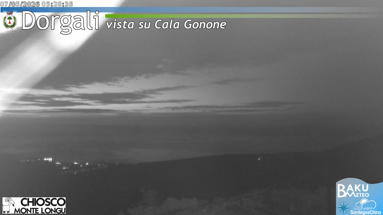 time-lapse frame, Monte Longu webcam