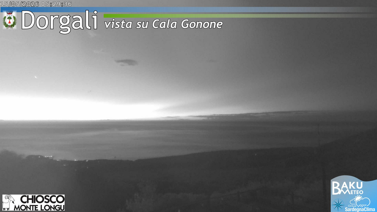 time-lapse frame, Monte Longu webcam