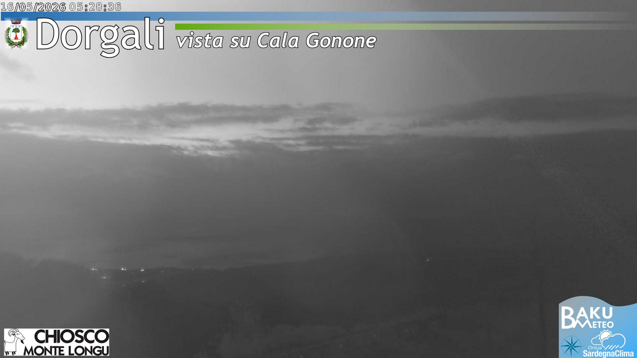 time-lapse frame, Monte Longu webcam
