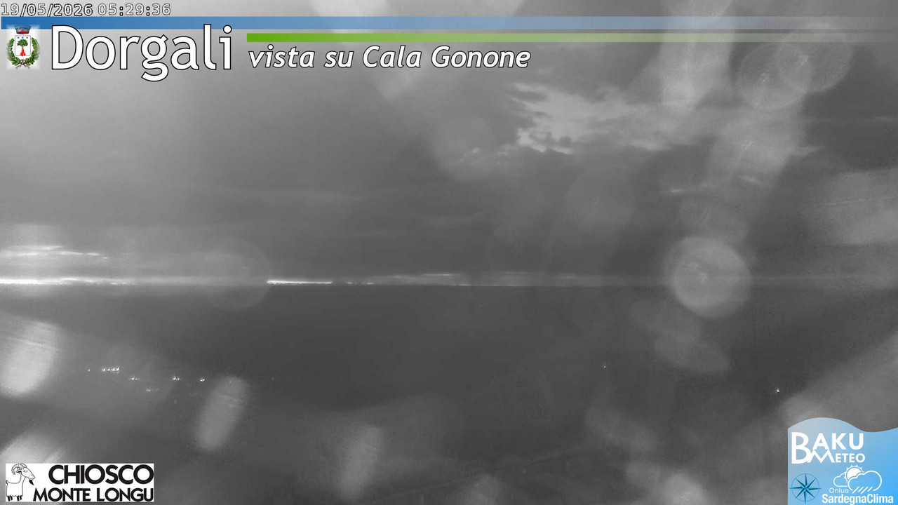time-lapse frame, Monte Longu webcam