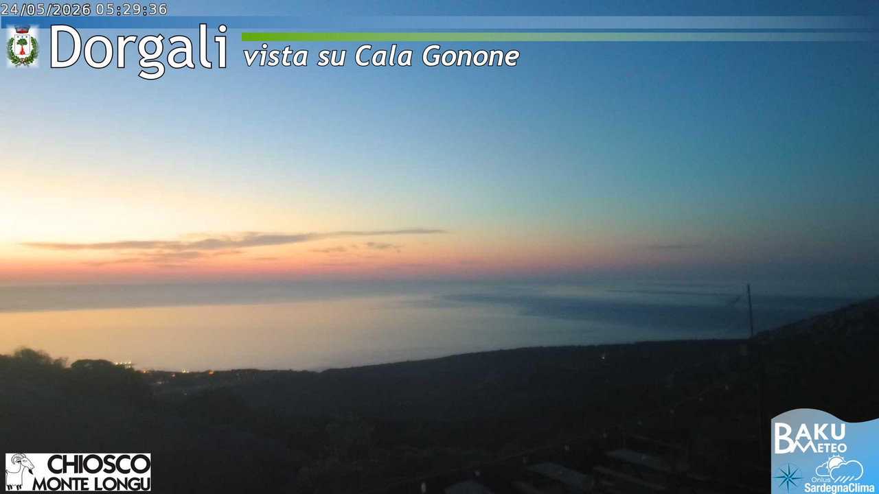 time-lapse frame, Monte Longu webcam