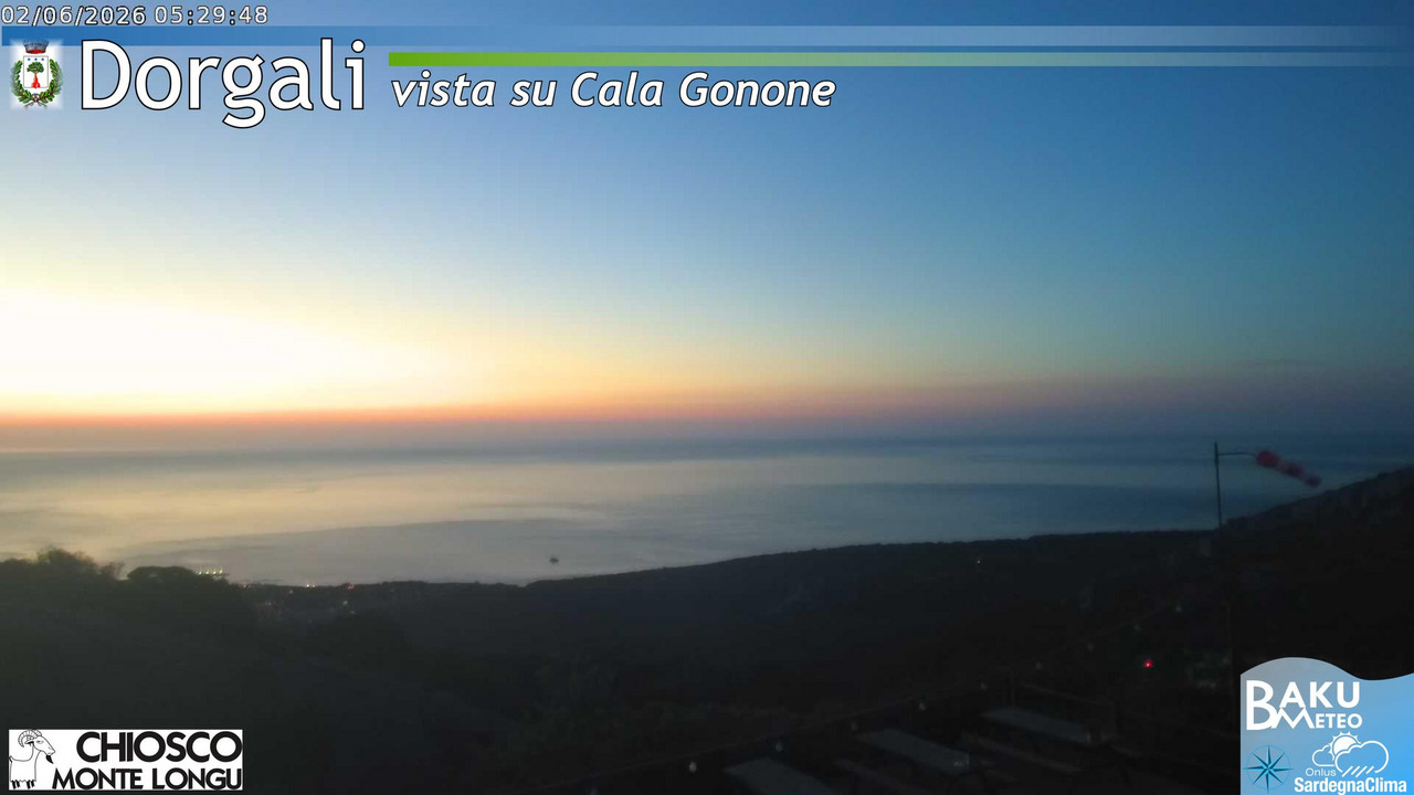 time-lapse frame, Monte Longu webcam