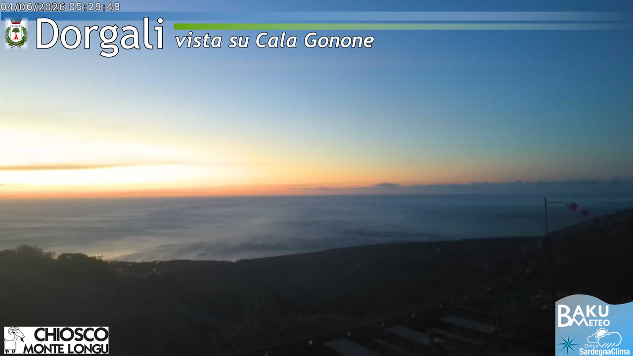 time-lapse frame, Monte Longu webcam