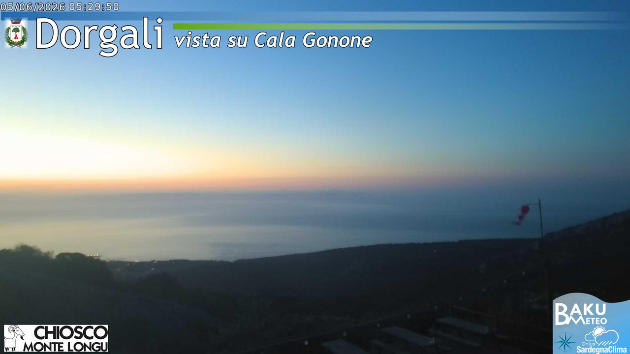 time-lapse frame, Monte Longu webcam