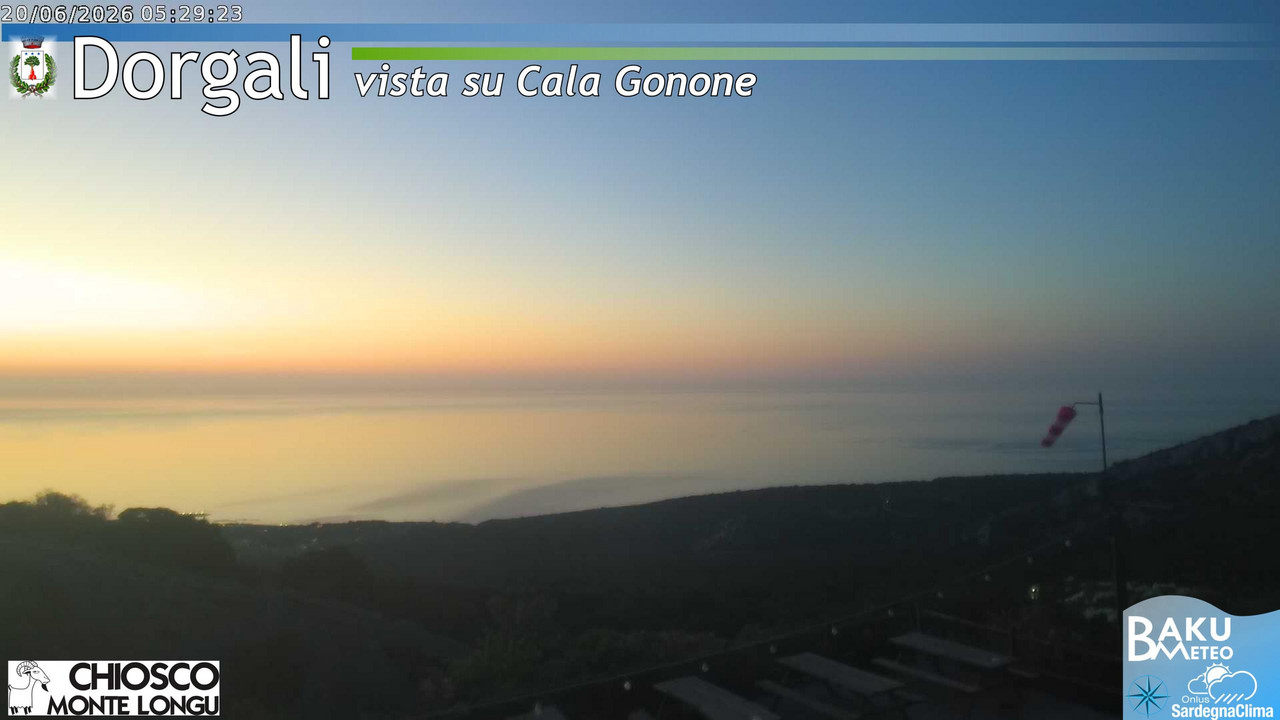 time-lapse frame, Monte Longu webcam