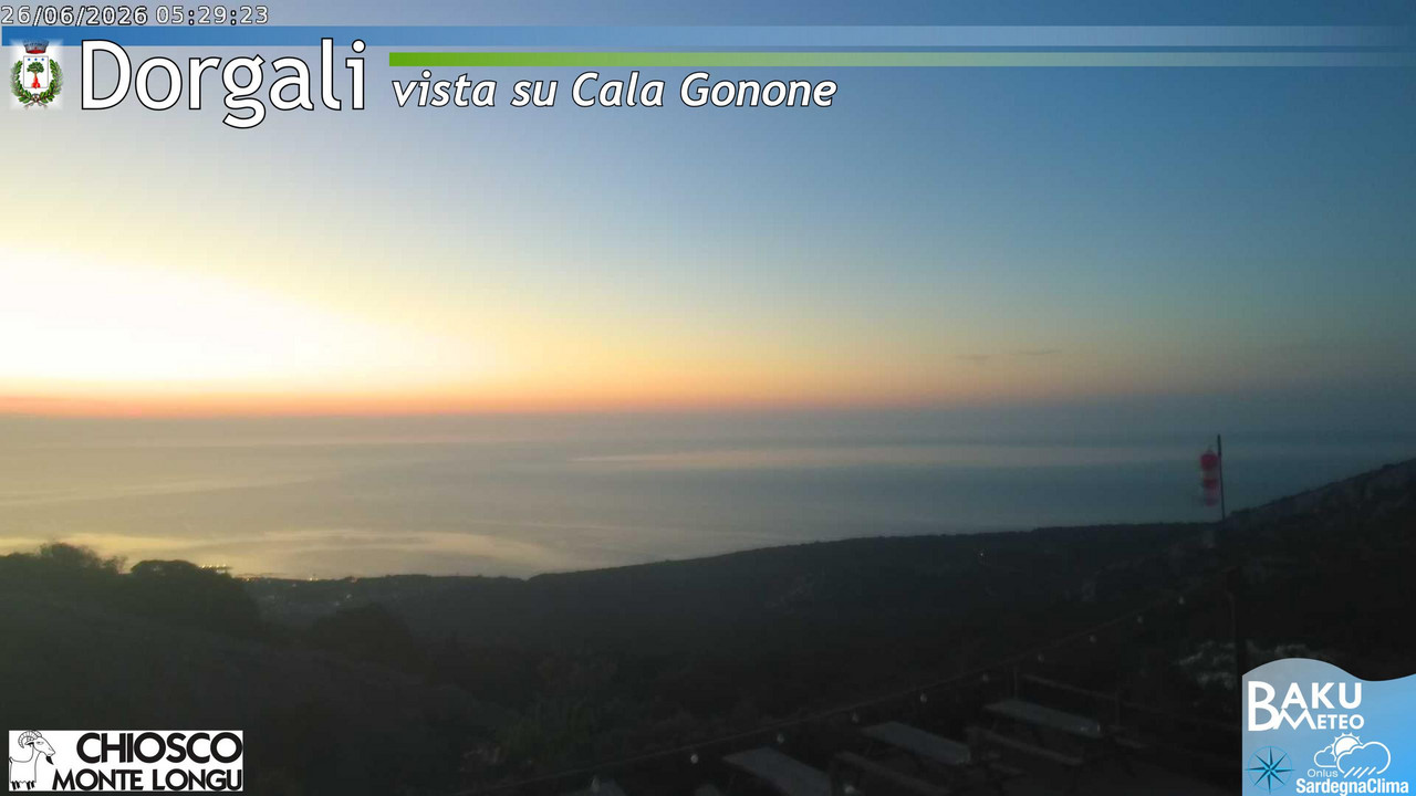 time-lapse frame, Monte Longu webcam