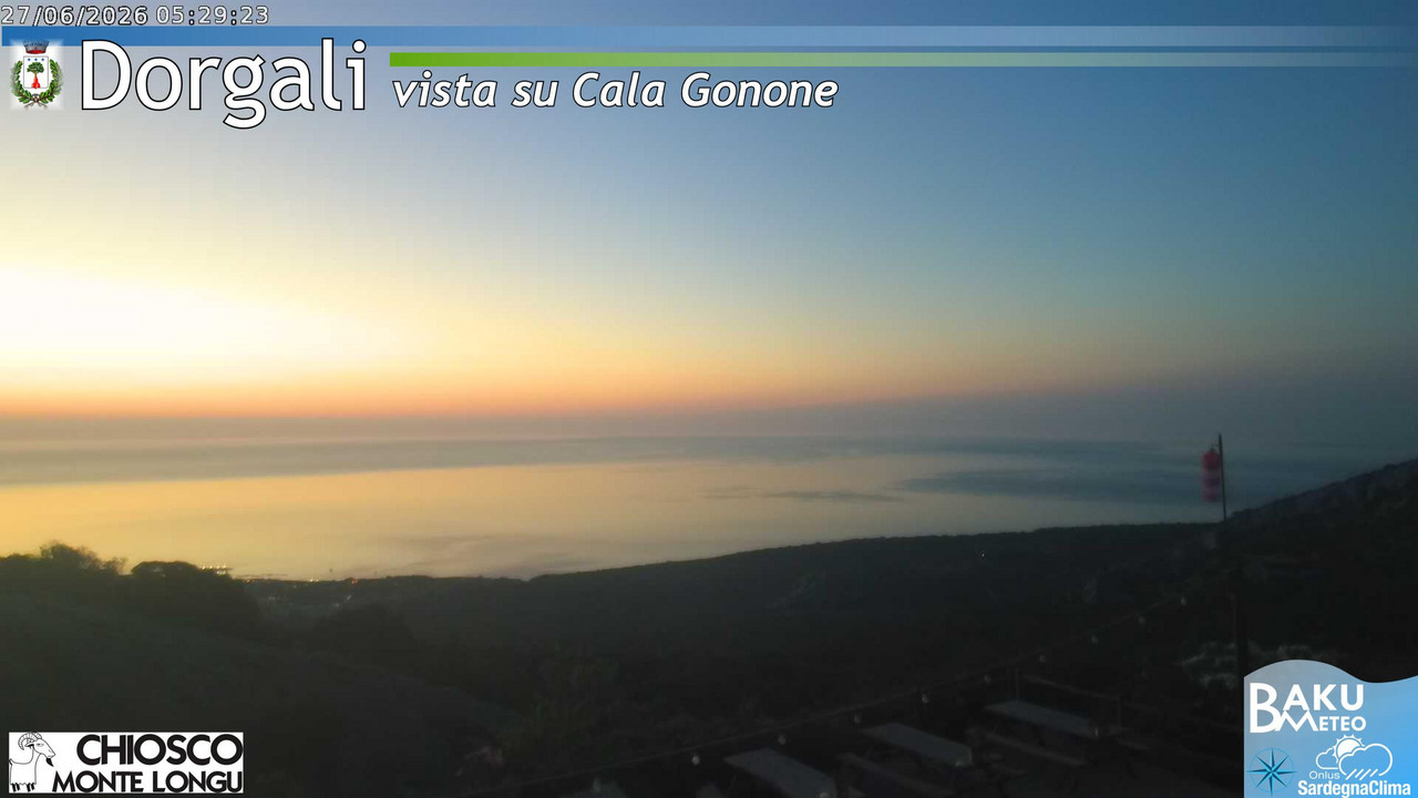 time-lapse frame, Monte Longu webcam