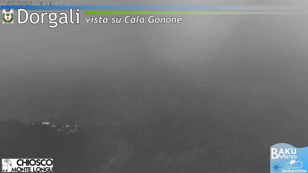 time-lapse frame, Monte Longu webcam
