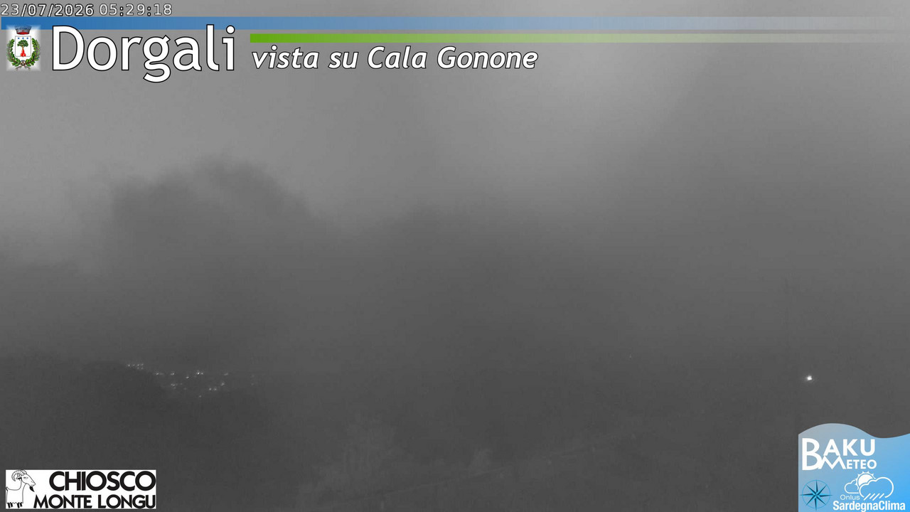 time-lapse frame, Monte Longu webcam