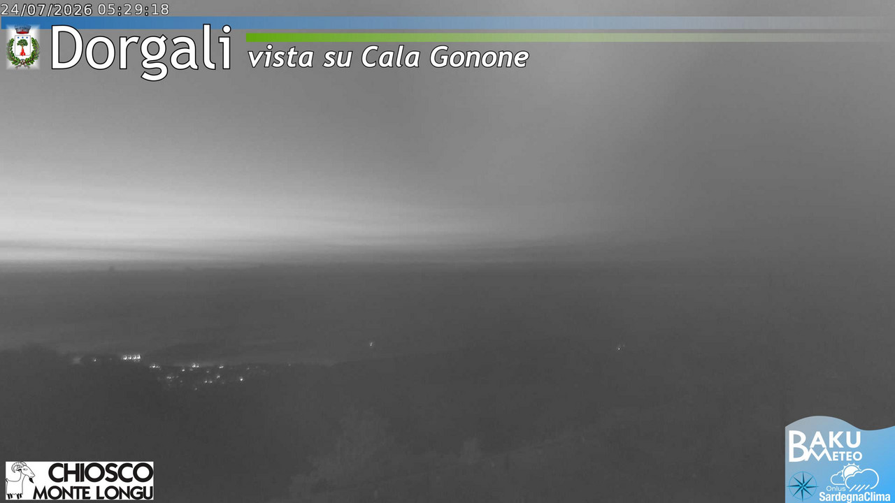 time-lapse frame, Monte Longu webcam