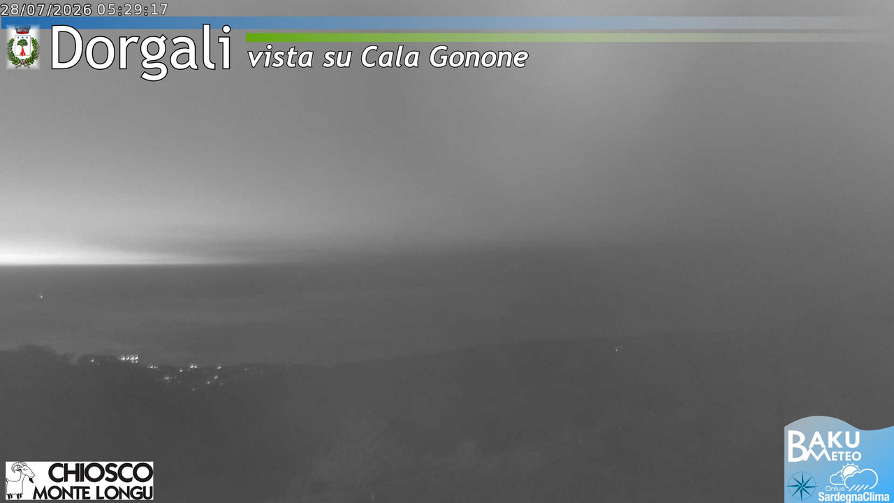 time-lapse frame, Monte Longu webcam