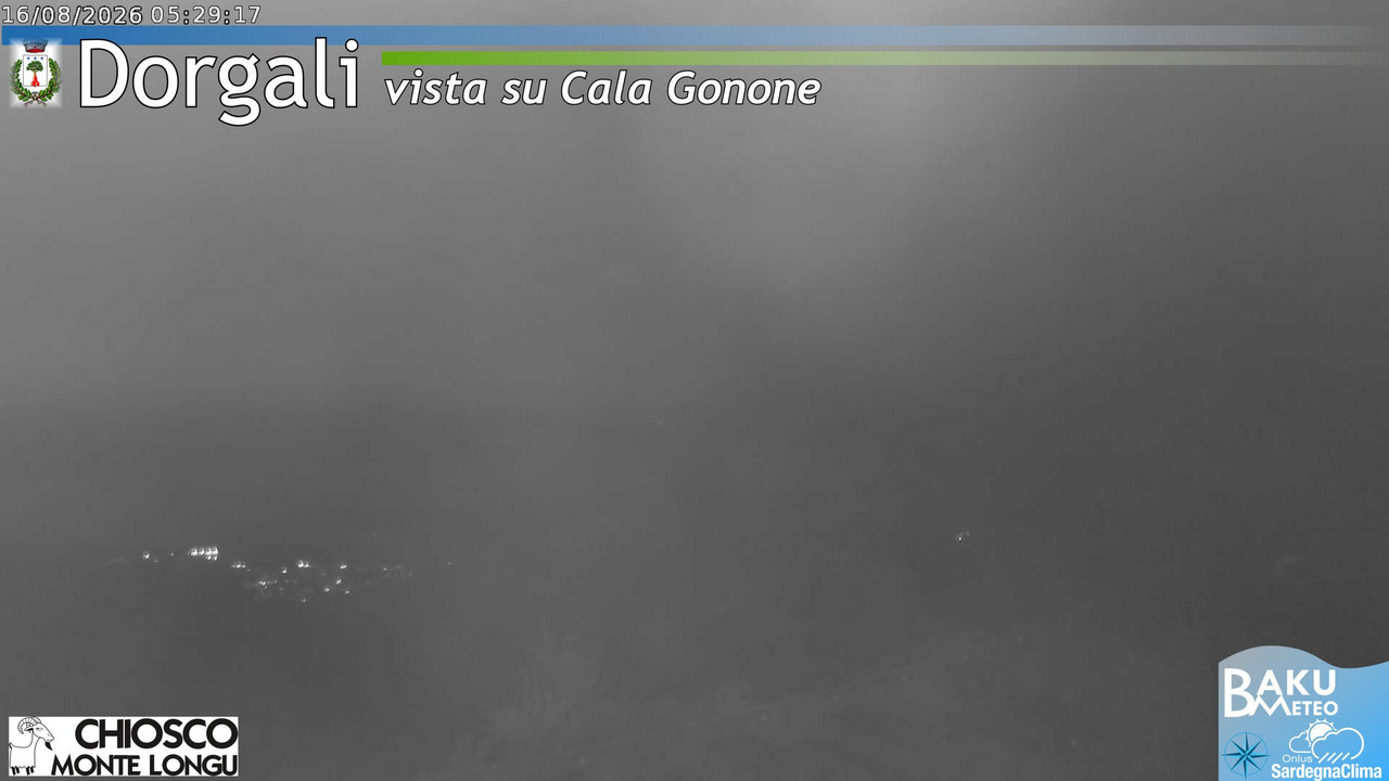 time-lapse frame, Monte Longu webcam