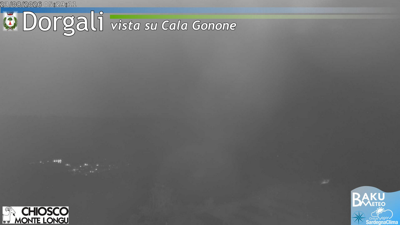 time-lapse frame, Monte Longu webcam