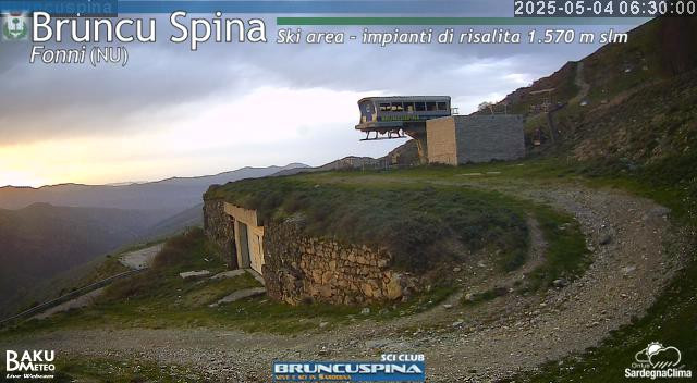 time-lapse frame, Bruncu Spina webcam