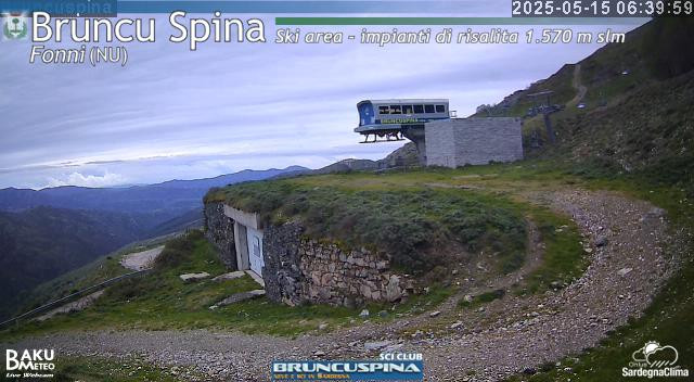 time-lapse frame, Bruncu Spina webcam