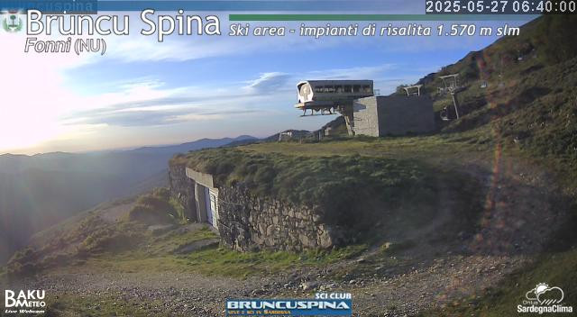 time-lapse frame, Bruncu Spina webcam