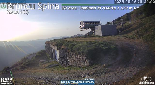 time-lapse frame, Bruncu Spina webcam
