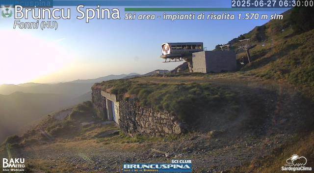 time-lapse frame, Bruncu Spina webcam
