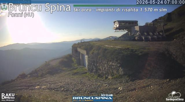 time-lapse frame, Bruncu Spina webcam