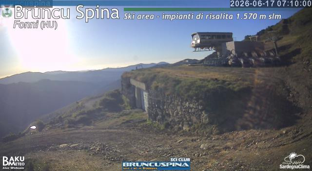 time-lapse frame, Bruncu Spina webcam
