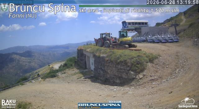 time-lapse frame, Bruncu Spina webcam