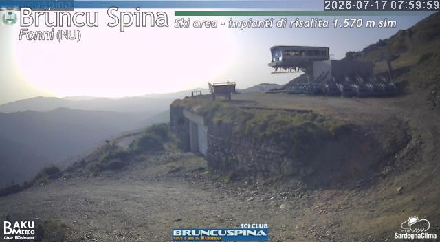 time-lapse frame, Bruncu Spina webcam