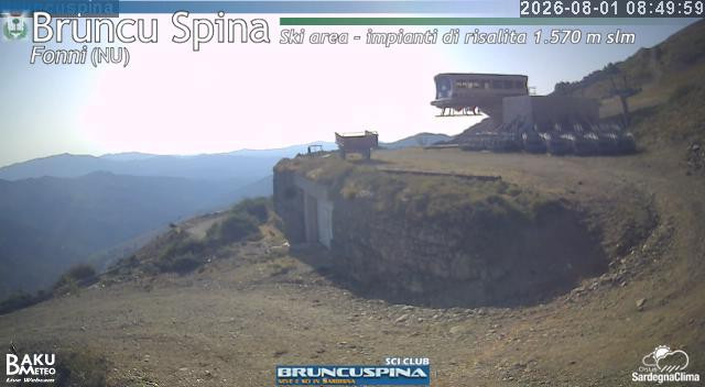 time-lapse frame, Bruncu Spina webcam