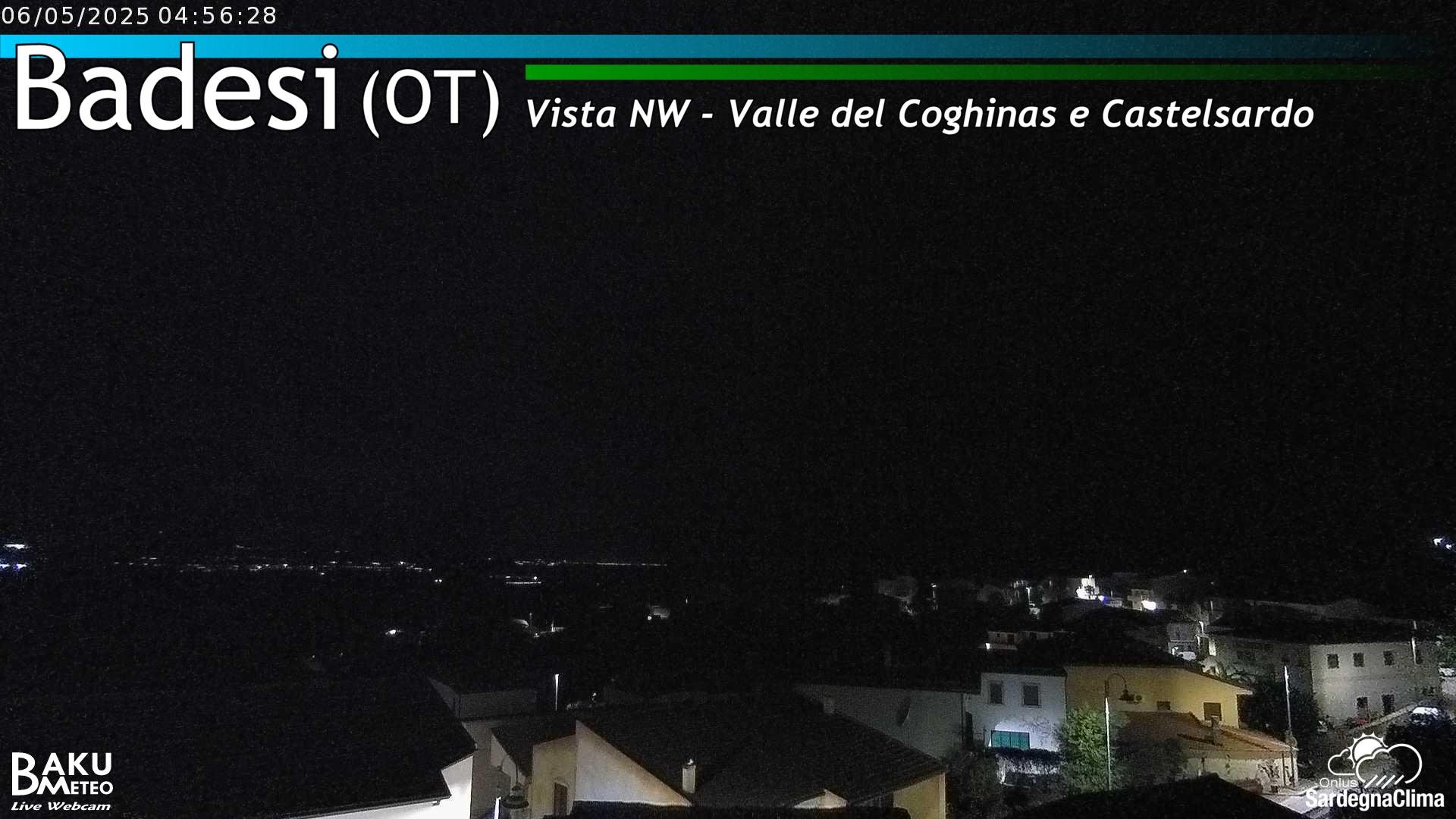 time-lapse frame, Badesi webcam