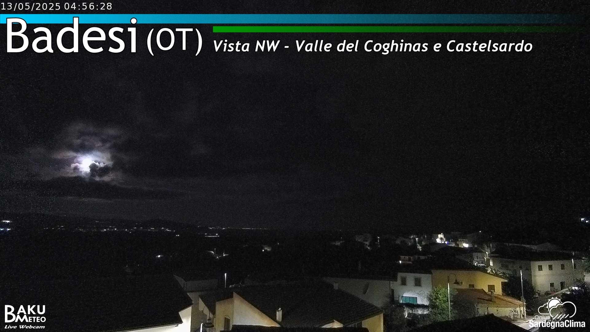 time-lapse frame, Badesi webcam