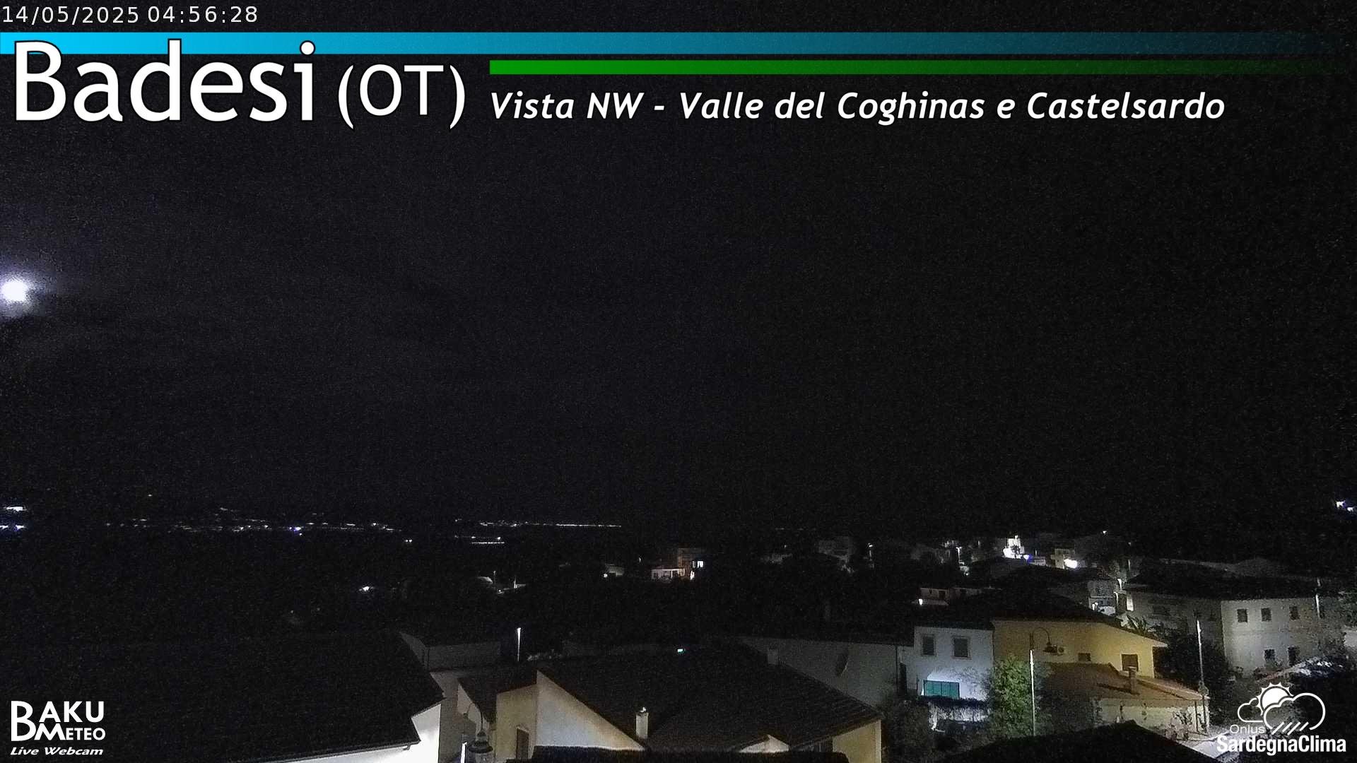 time-lapse frame, Badesi webcam