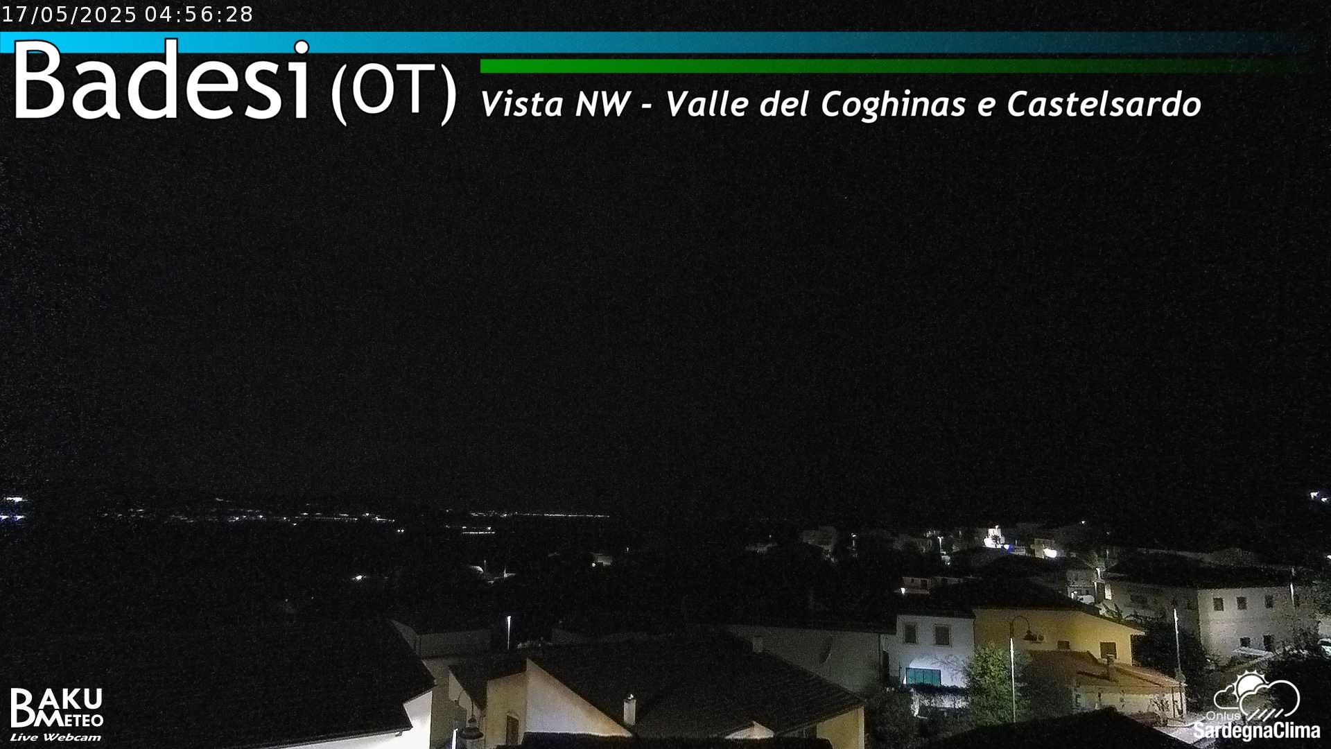 time-lapse frame, Badesi webcam