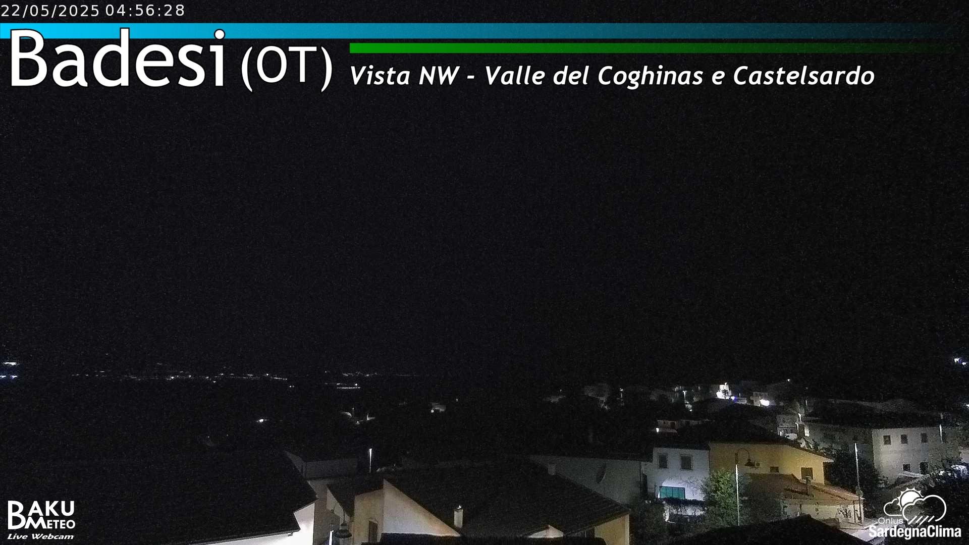 time-lapse frame, Badesi webcam