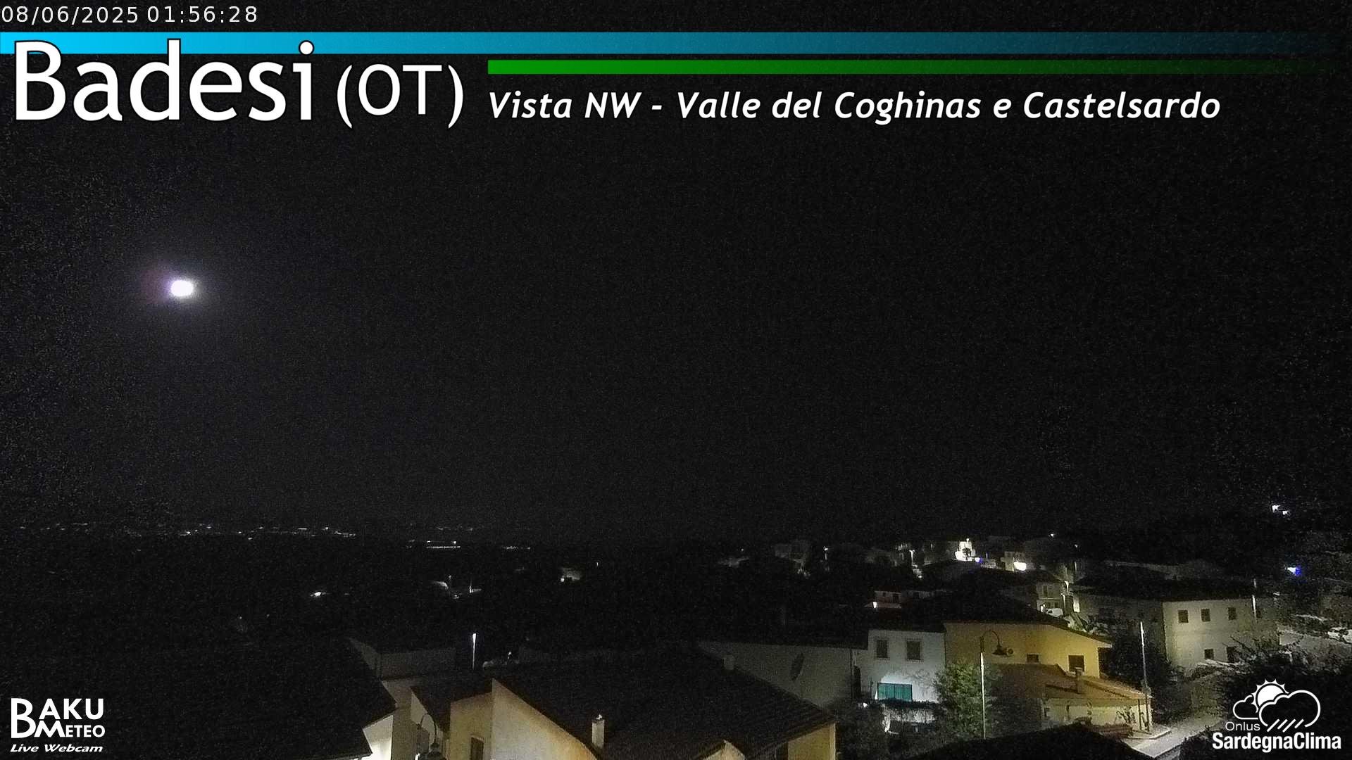 time-lapse frame, Badesi webcam