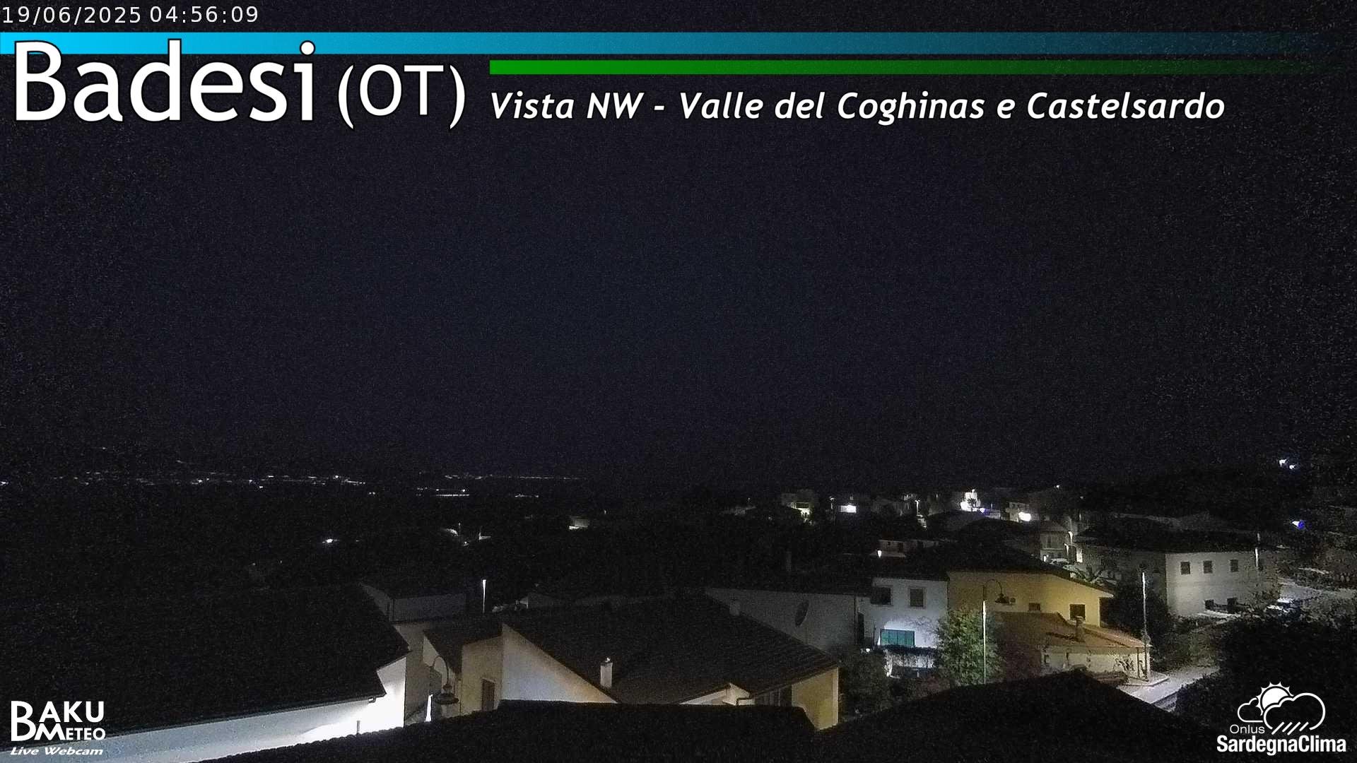 time-lapse frame, Badesi webcam