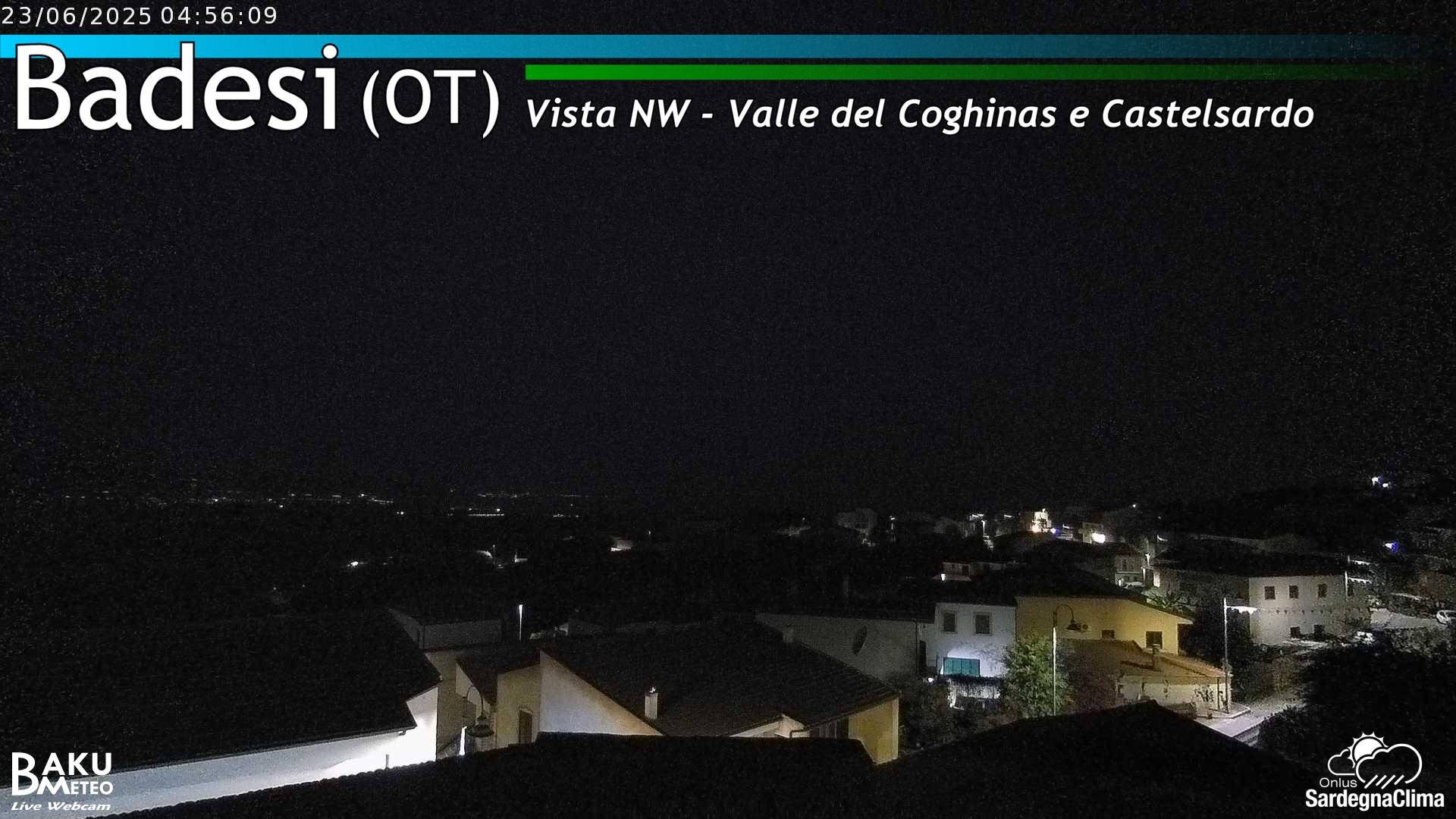 time-lapse frame, Badesi webcam