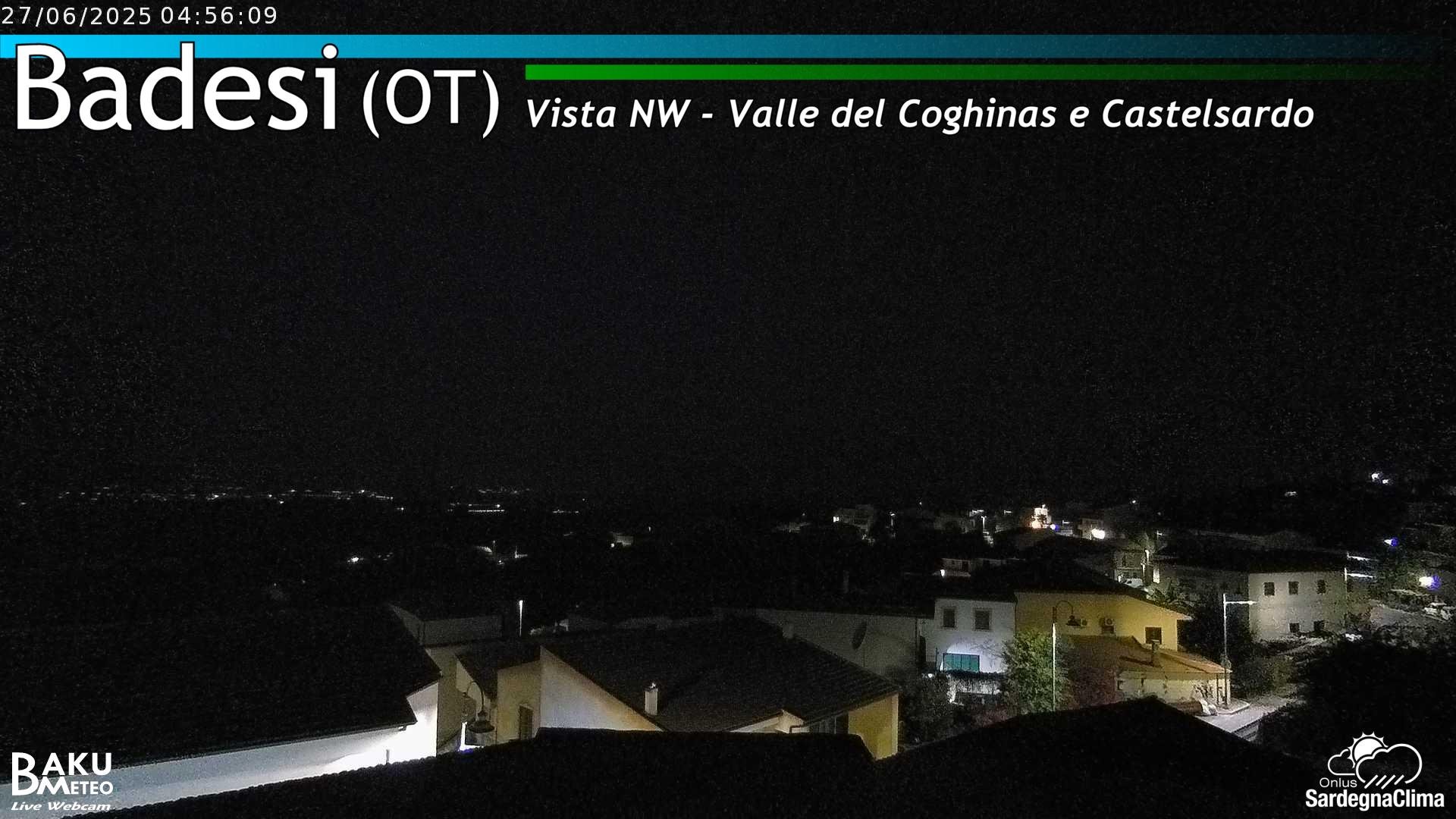 time-lapse frame, Badesi webcam
