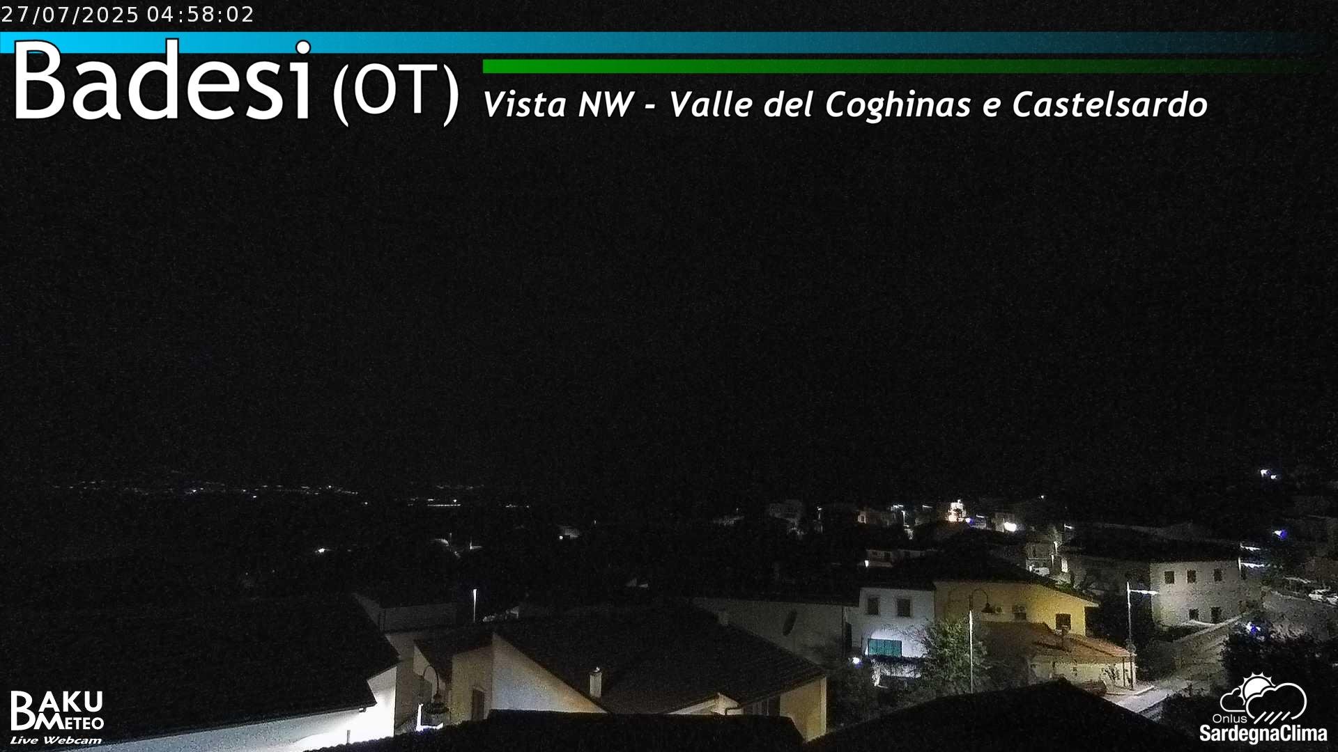 time-lapse frame, Badesi webcam