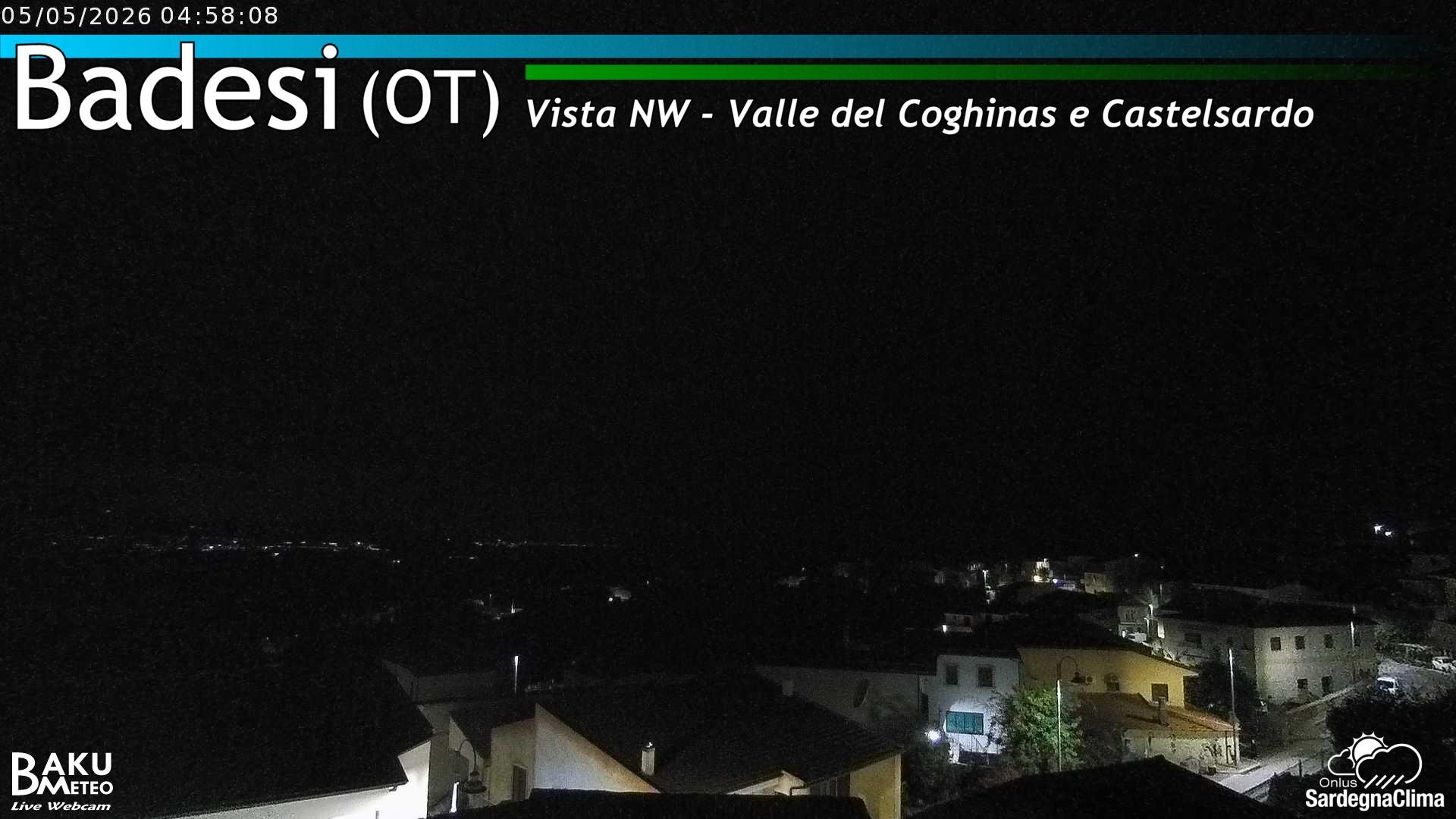 time-lapse frame, Badesi webcam