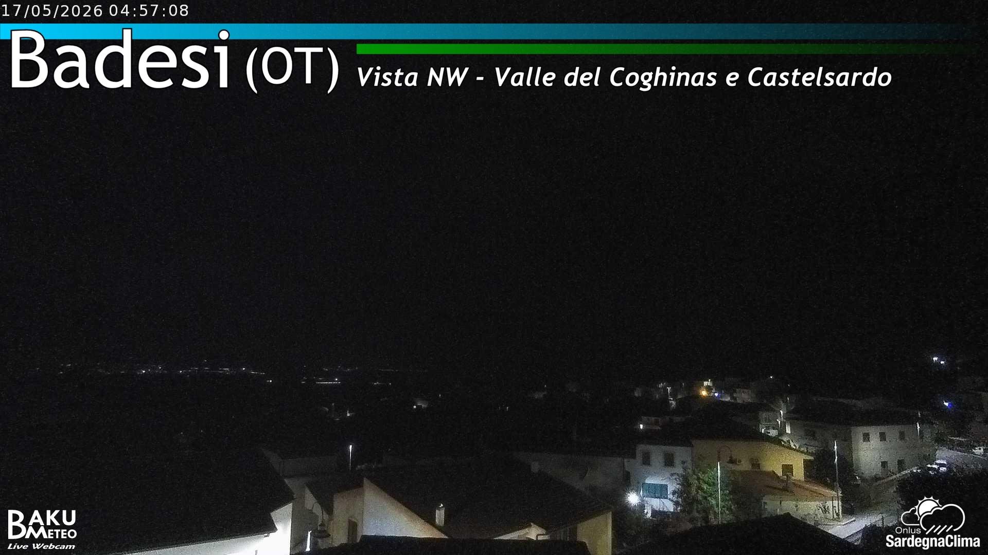 time-lapse frame, Badesi webcam