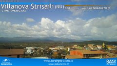 view from Villanova Strisaili on 2026-03-09