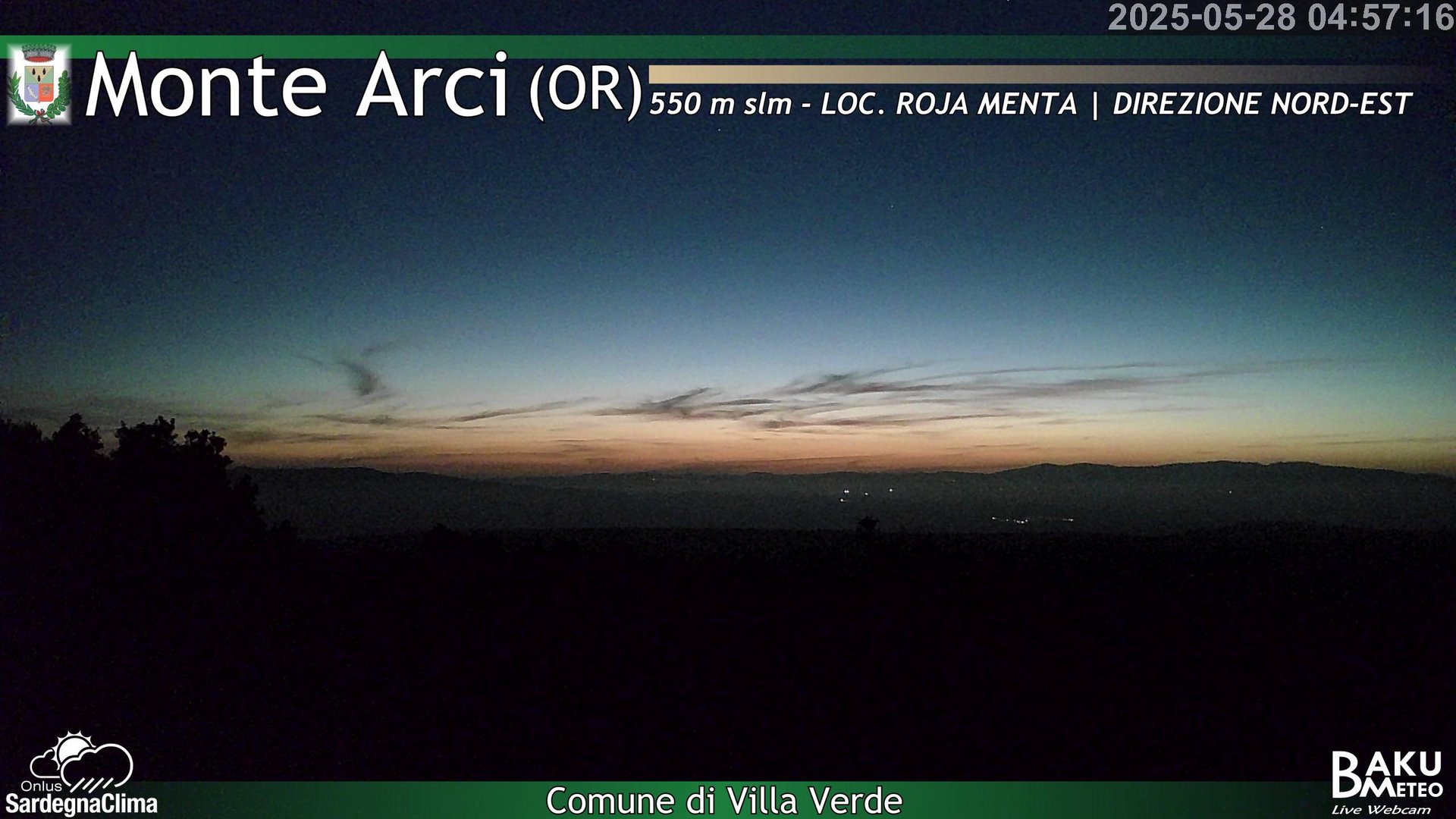 time-lapse frame, Roja Menta Nord webcam