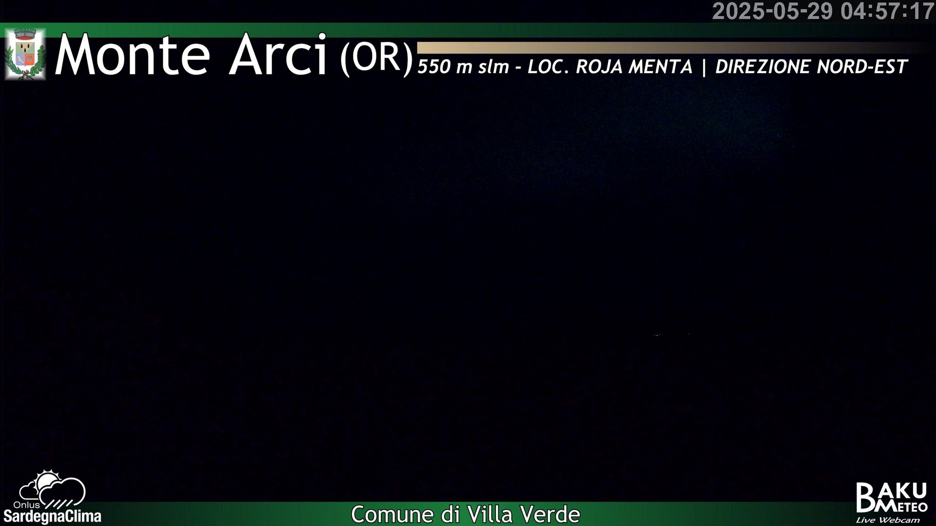 time-lapse frame, Roja Menta Nord webcam