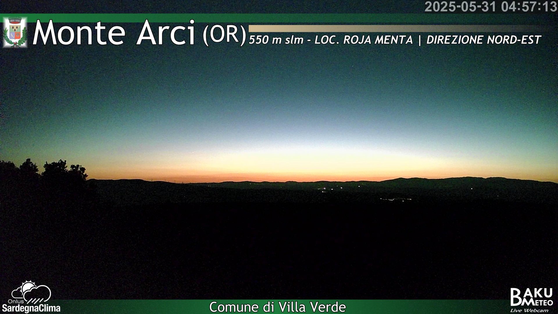 time-lapse frame, Roja Menta Nord webcam