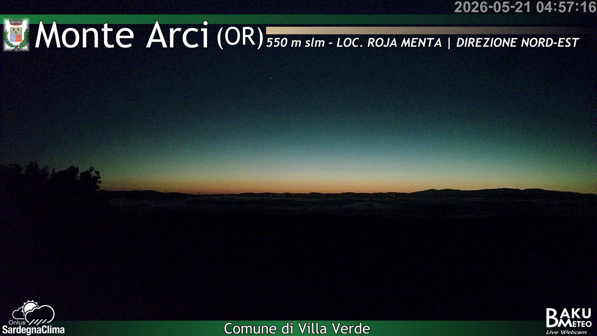time-lapse frame, Roja Menta Nord webcam