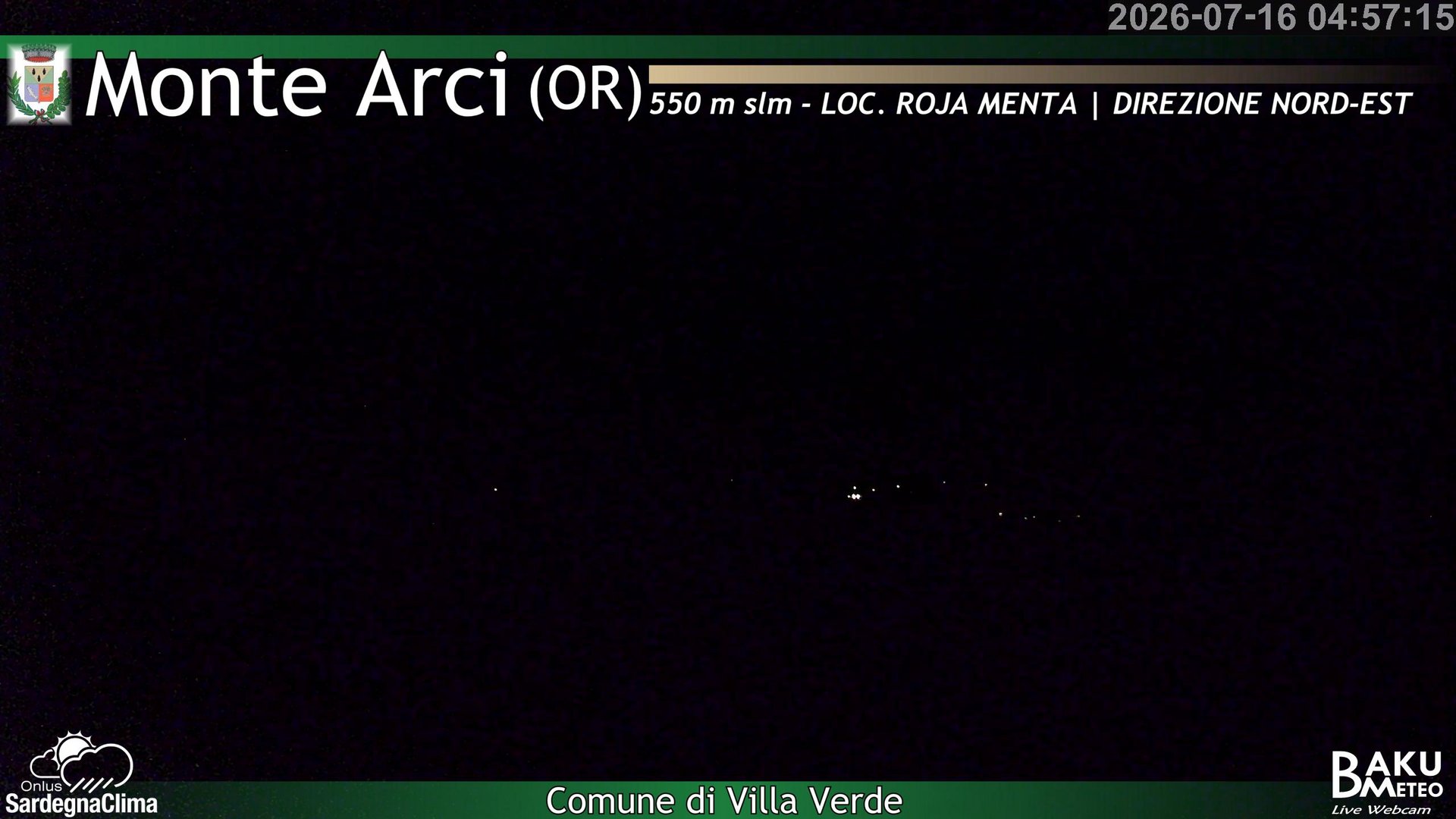 time-lapse frame, Roja Menta Nord webcam