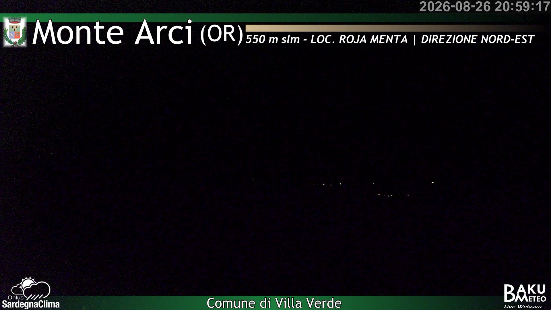 time-lapse frame, Roja Menta Nord webcam