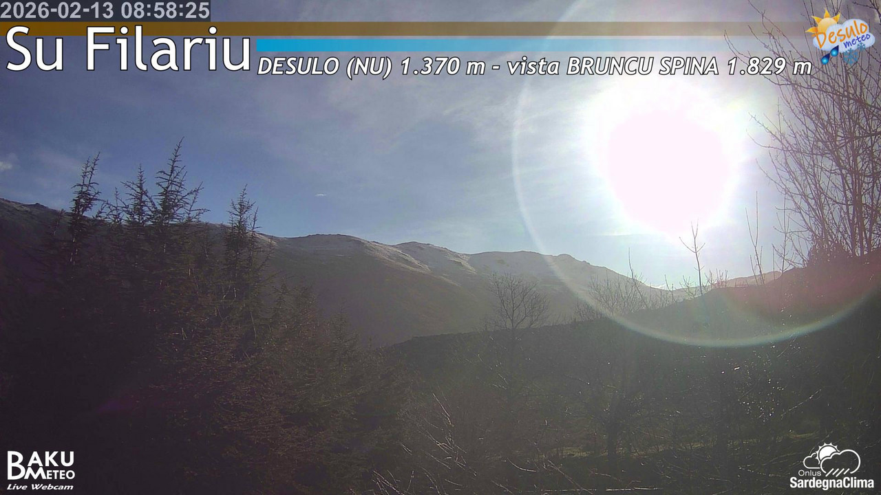 time-lapse frame, Su Filariu webcam