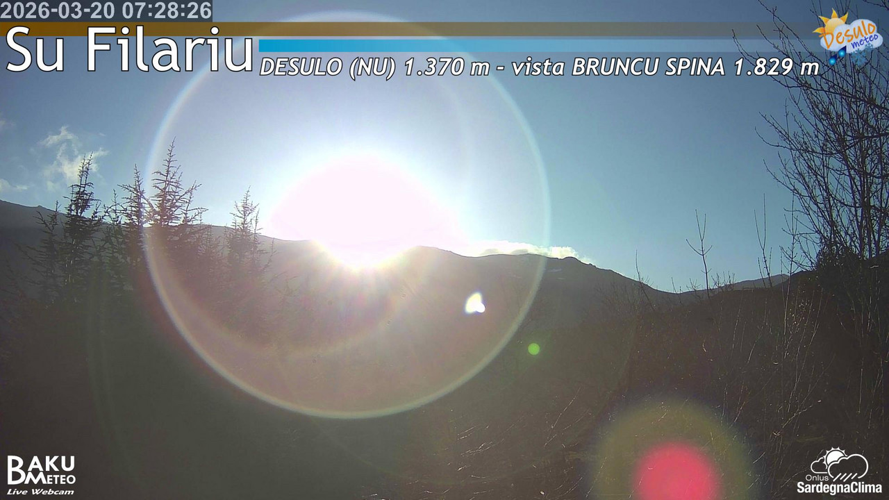 time-lapse frame, Su Filariu webcam