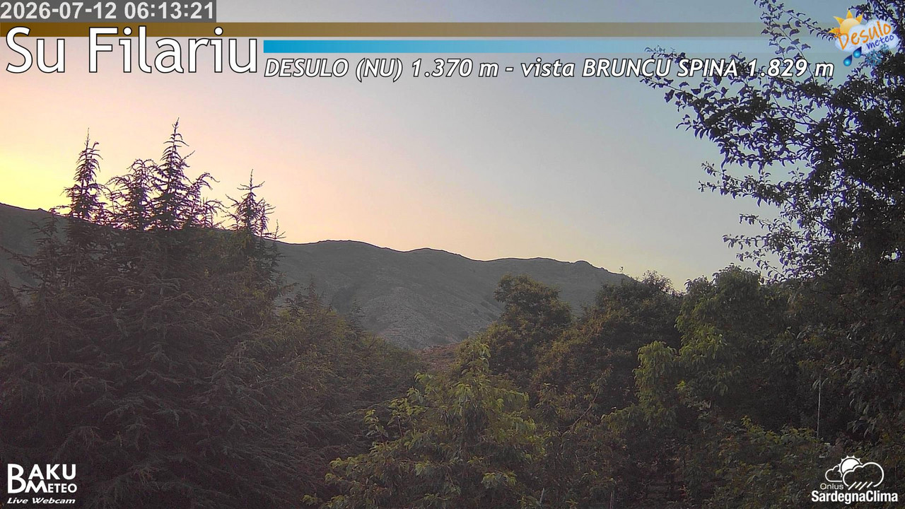 time-lapse frame, Su Filariu webcam