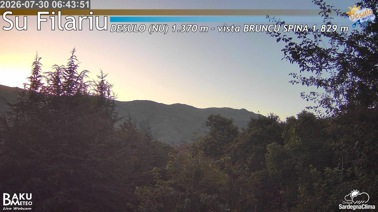 time-lapse frame, Su Filariu webcam